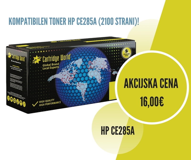Kompatibilen toner HP CE285A samo 16,00€