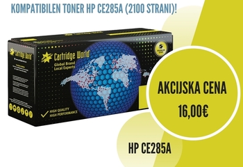 Kompatibilen toner HP CE285A samo 16,00€